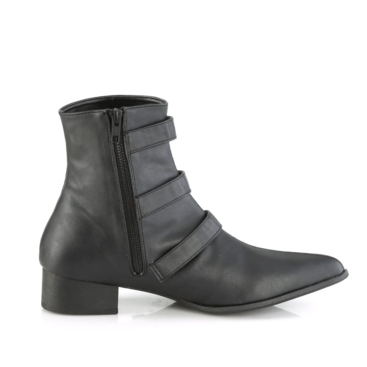 1 Inch Heel WARLOCK-50-B Black