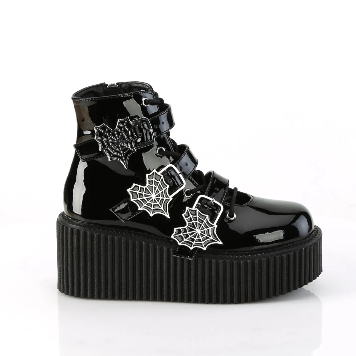 3 Inch Platform CREEPER-260 Black Patent