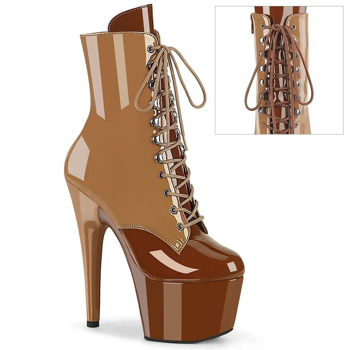 7 Inch Heel ADORE-1020DC Toffee-Caramel