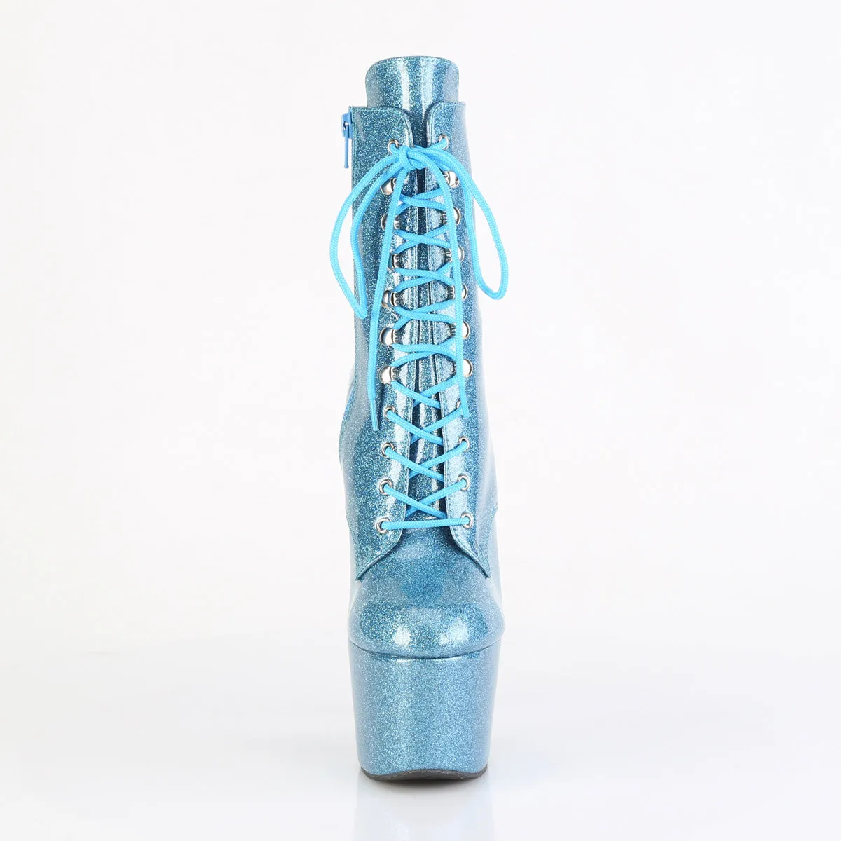 7 Inch Heel ADORE-1020GP Baby Blue Glitter