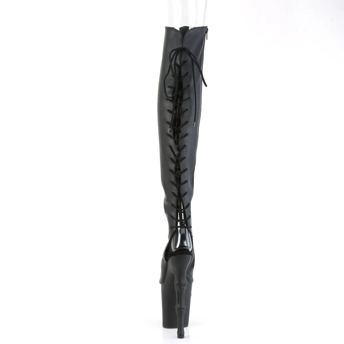 8 Inch Heel RAPTURE-3019 Black Pu