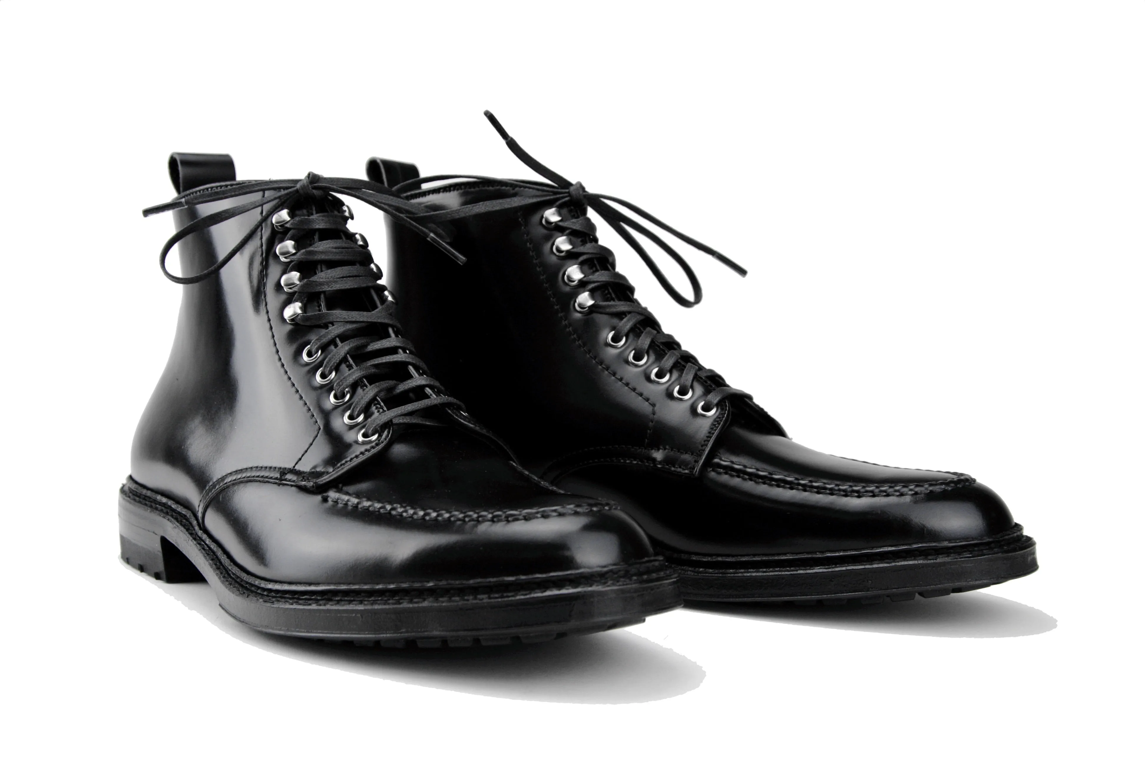 Alden Hand Stitched U-Tip Black Cordovan Boot