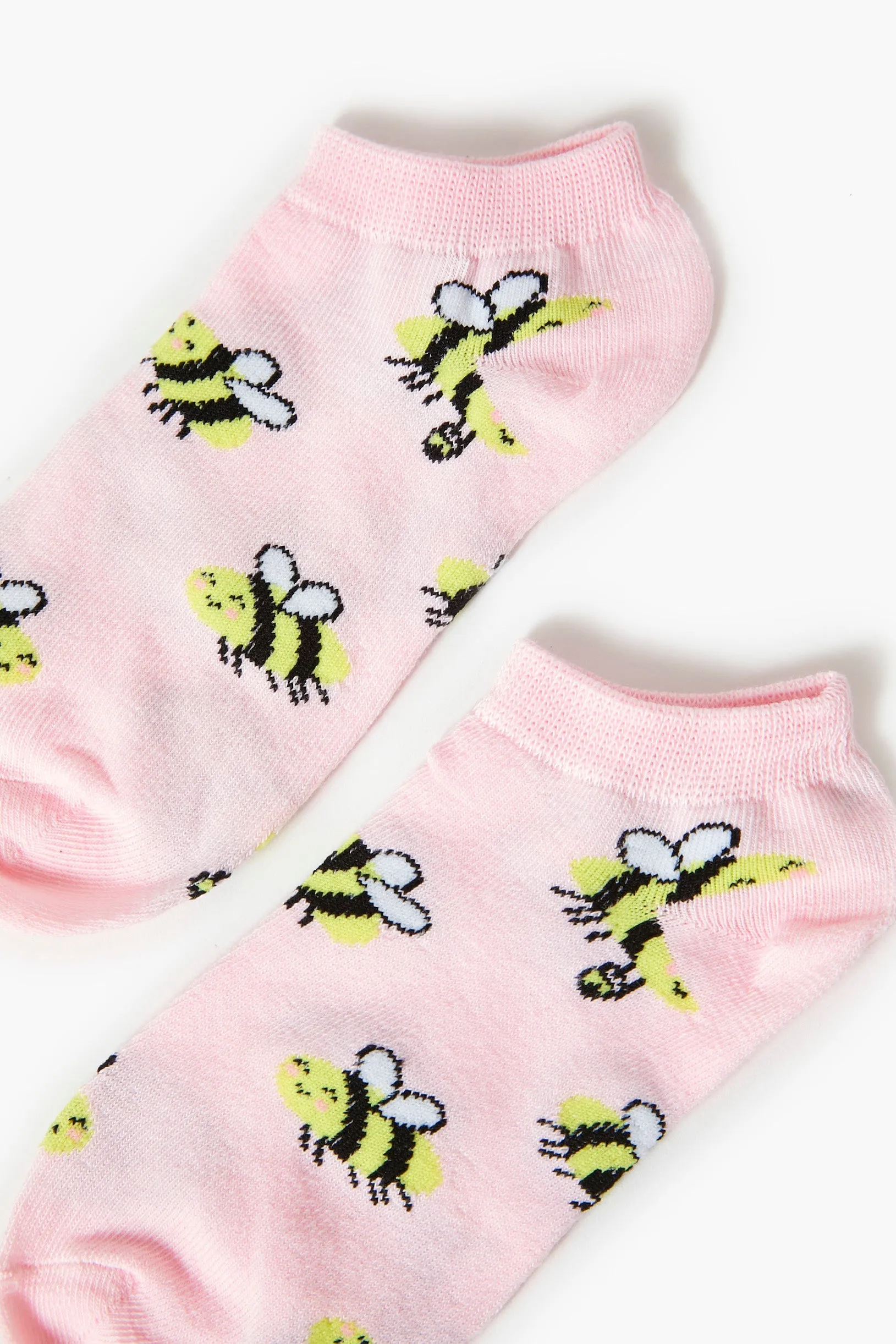 Bee Graphic Ankle Socks