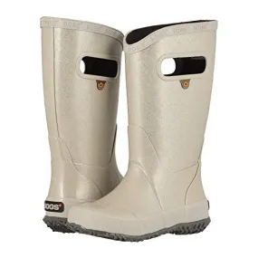 BOGS Silver Glitter Rain Boot