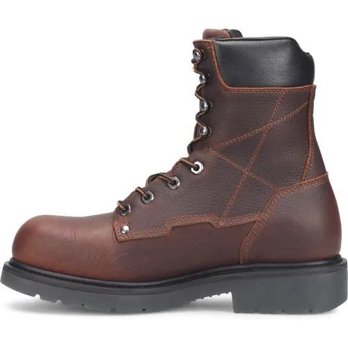 Carolina Men's Dice 8 Comp Toe WP Slip Resistant Work Boot -Brown- CA6512