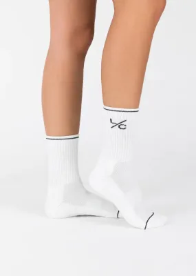 Club LC Socks White