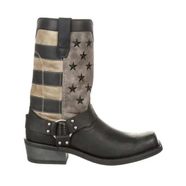 Durango Black Faded Flag Harness Boot DDB0141