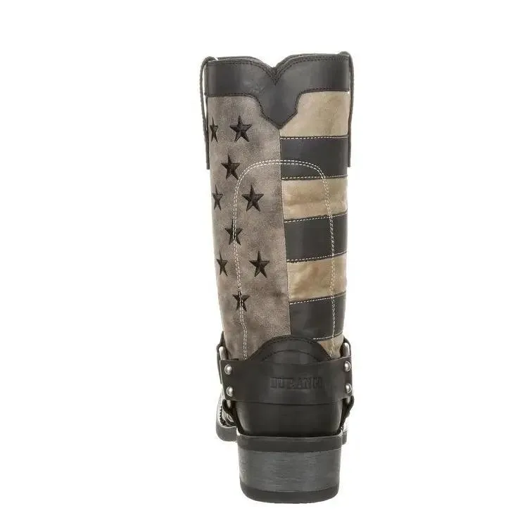 Durango Black Faded Flag Harness Boot DDB0141