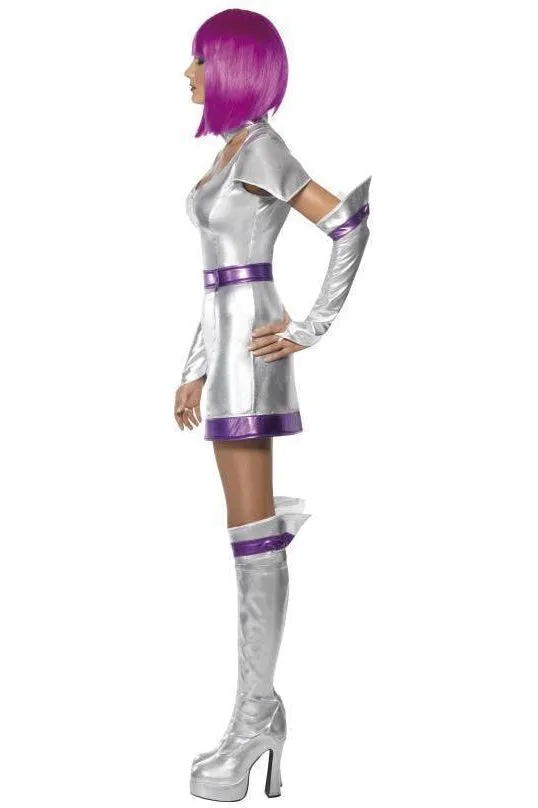 Fever Space Cadet Costume | Silver