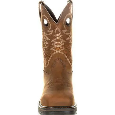 Georgia Men's Carbo-Tec 11" LT Alloy Toe WP Pull-On Western Work Boot GB00224