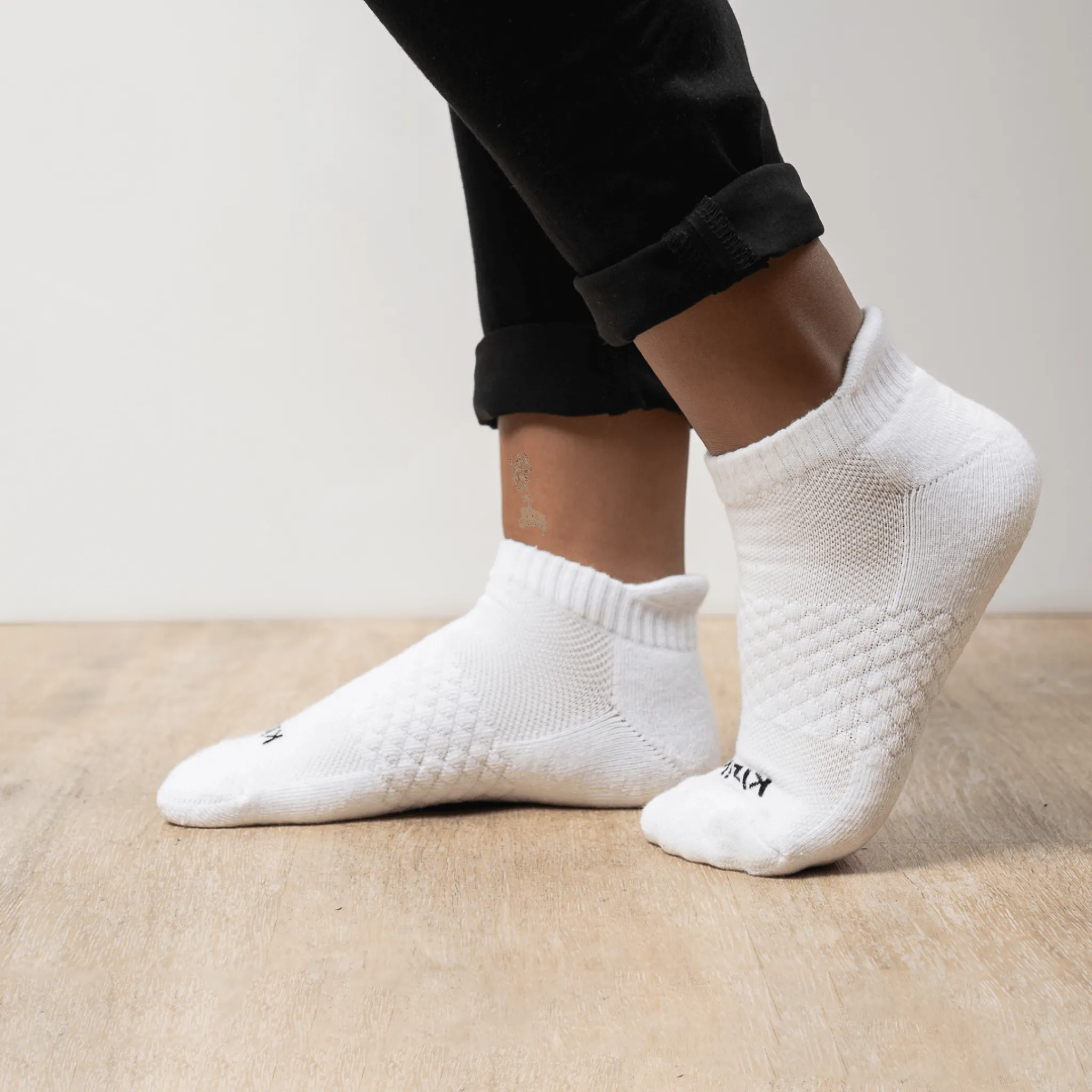 Kizik Ankle Socks - White - 3 Pack