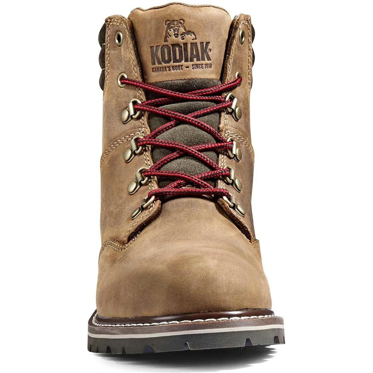 Kodiak Women's Bralorne 6 WP Slip Resist Safety Work Boot -Brown- 4TDSBN