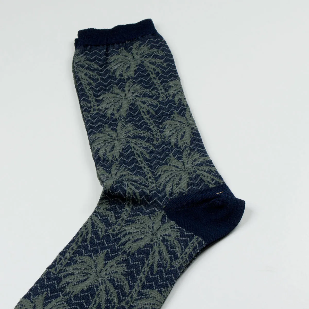 Marcomonde - Palmtrees Malaysia Socks - Navy