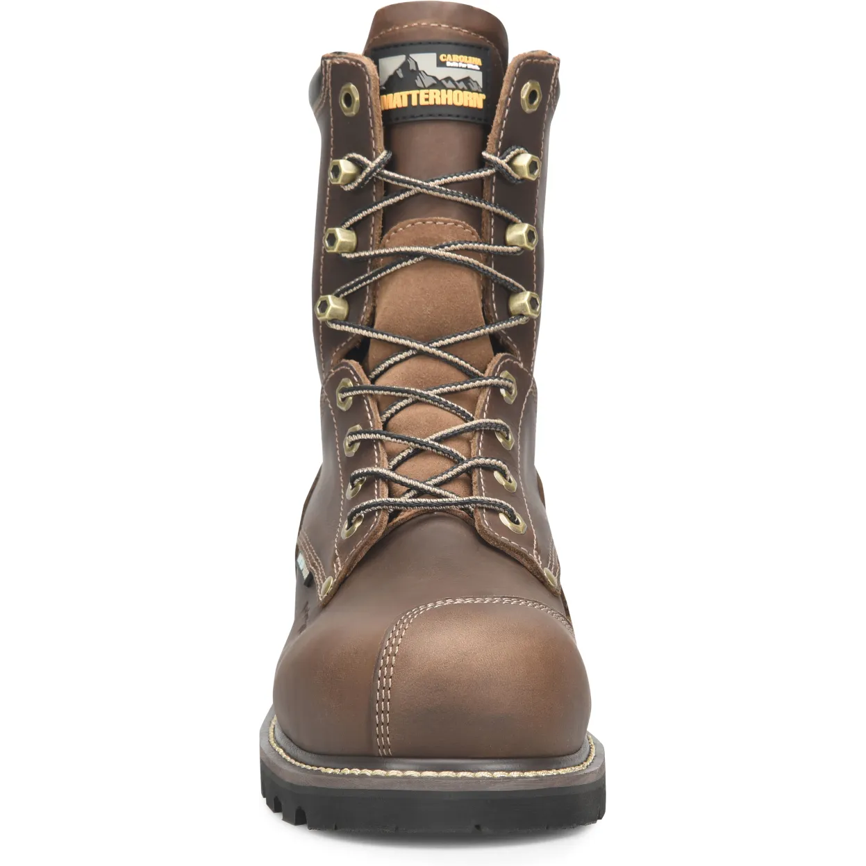 Matterhorn Men's Corvus 8" WP Comp Toe Puncture Work Boot -Brown- MT2508