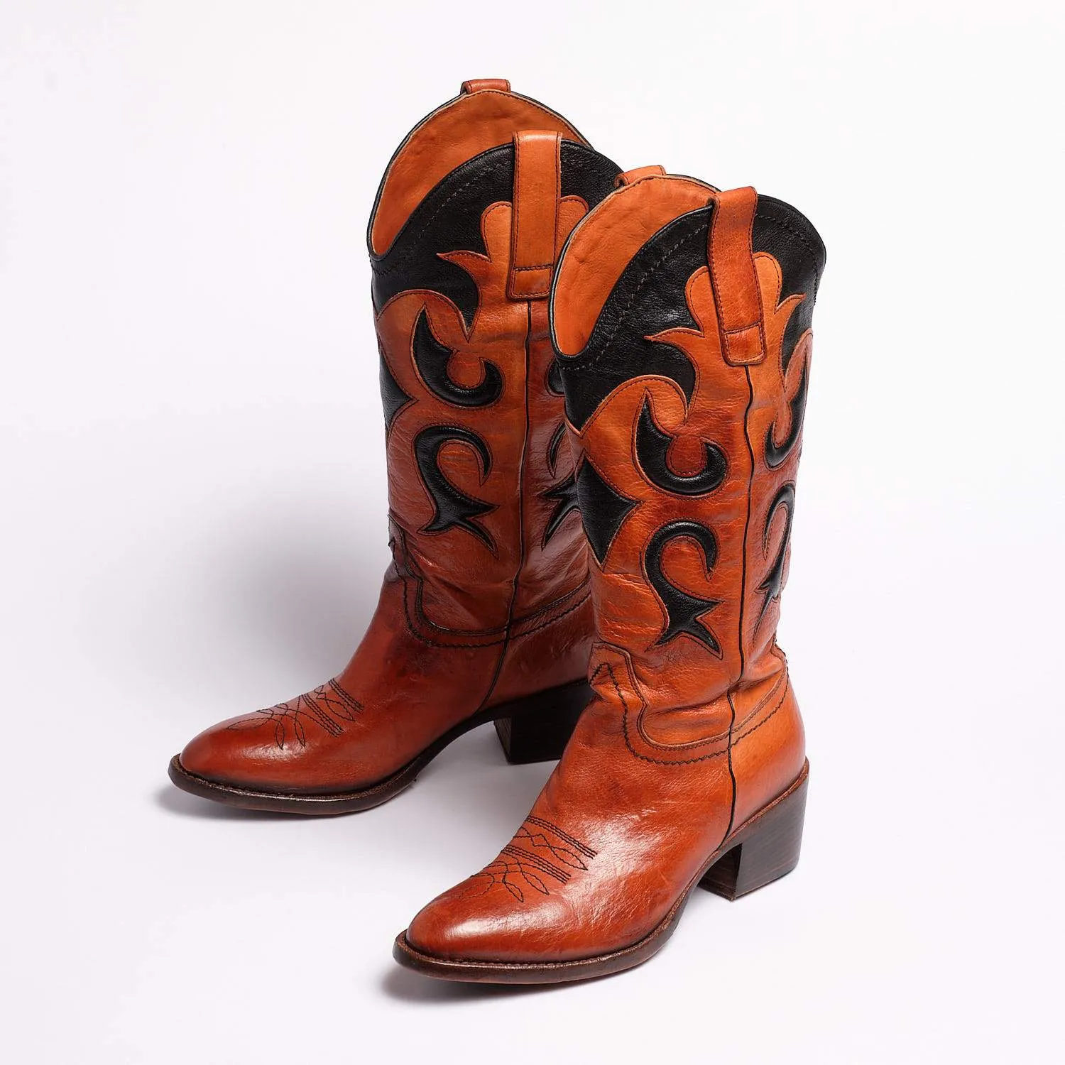 Meg Texan  boot soft buffalo leather Rust-Tdm