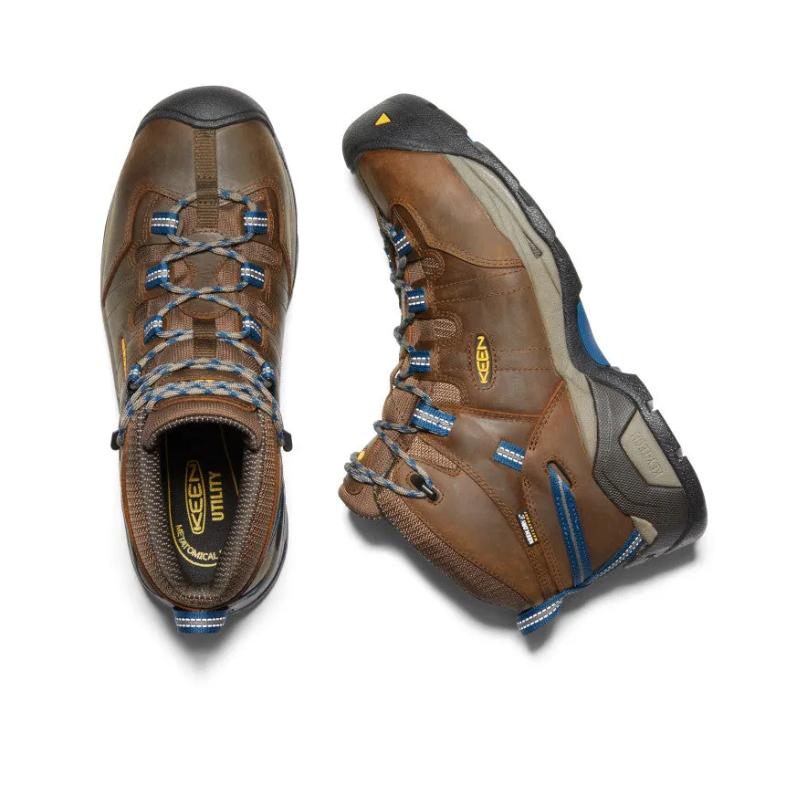 Men's Detroit XT Waterproof Boot (Steel Toe)  |  Cascade Brown/Orion Blue