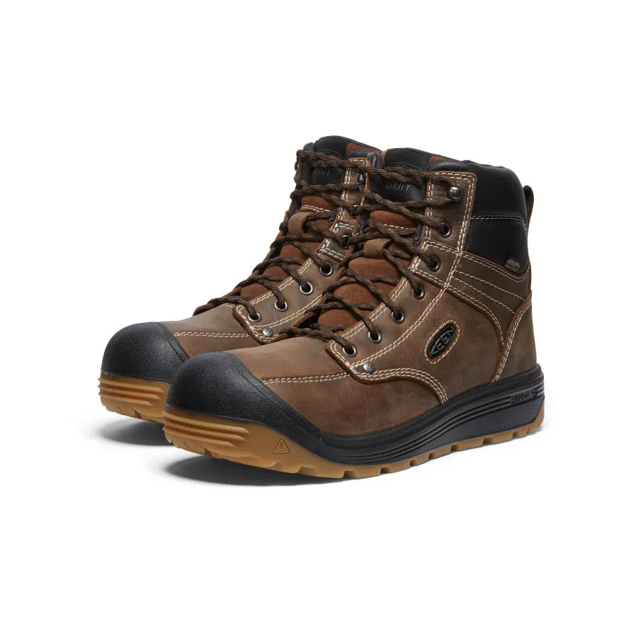 Men's Fort Wayne 6 Waterproof (Soft Toe)  |  Dark Earth/Gum