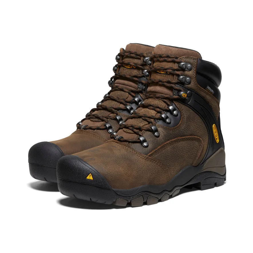 Men's Louisville 6 Waterproof Boot (Steel Toe)  |  Cascade Brown