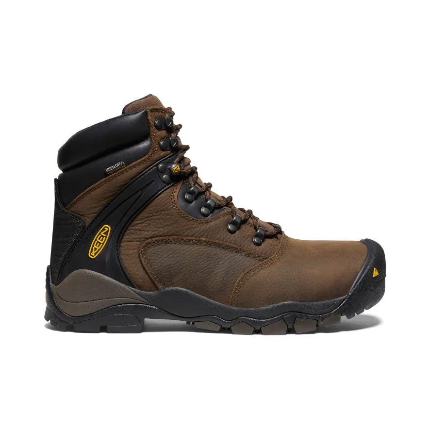 Men's Louisville 6 Waterproof Boot (Steel Toe)  |  Cascade Brown