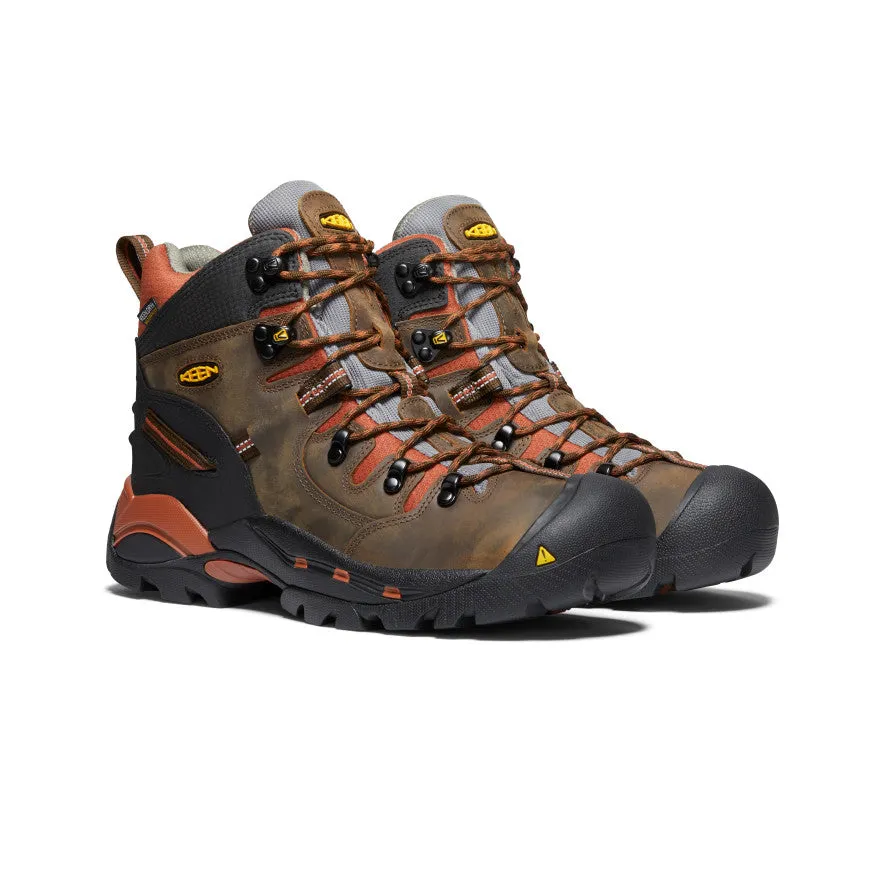 Men's Pittsburgh 6 Waterproof Boot (Soft Toe)  |  Cascade Brown/Bombay Brown