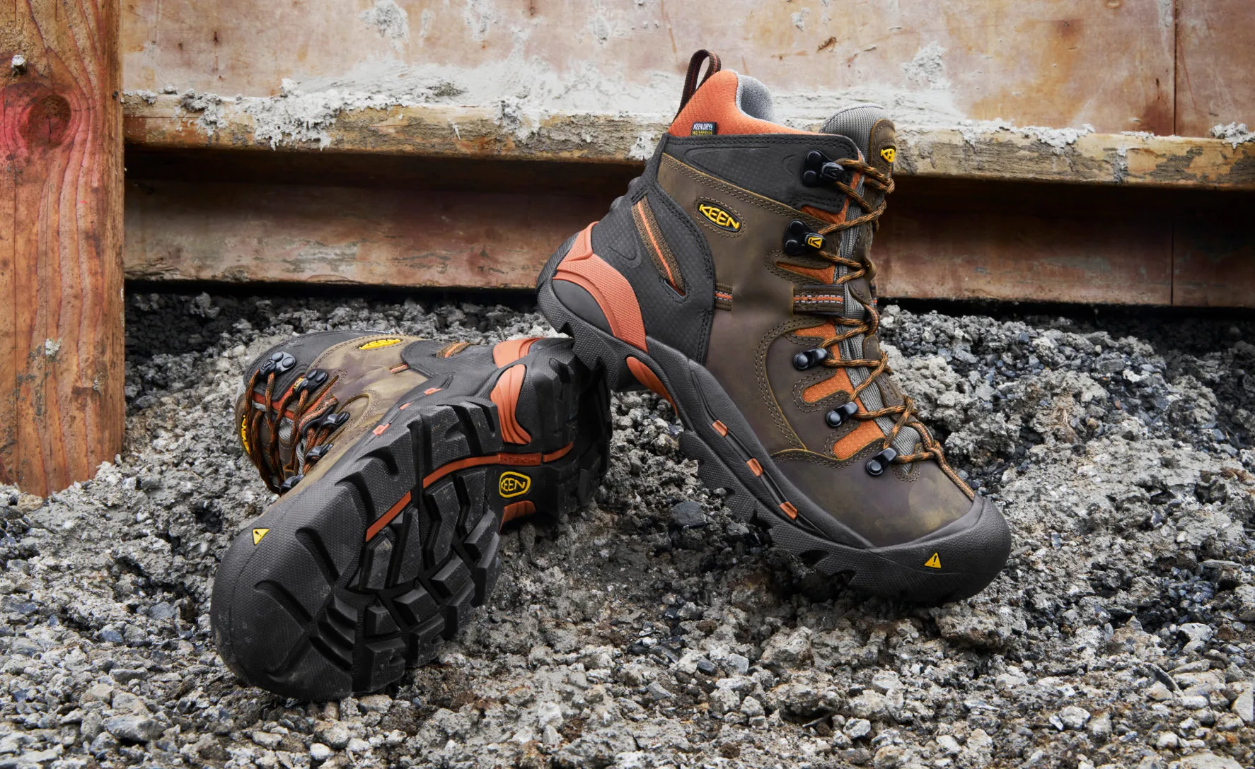 Men's Pittsburgh 6 Waterproof Boot (Soft Toe)  |  Cascade Brown/Bombay Brown