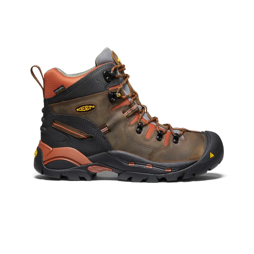 Men's Pittsburgh 6 Waterproof Boot (Soft Toe)  |  Cascade Brown/Bombay Brown