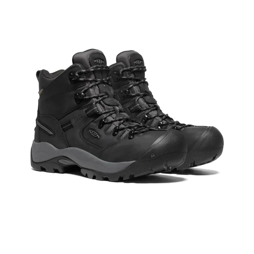 Men's Pittsburgh Energy 6 Waterproof Boot (Carbon Fiber Toe)  |  Black/Forged Iron