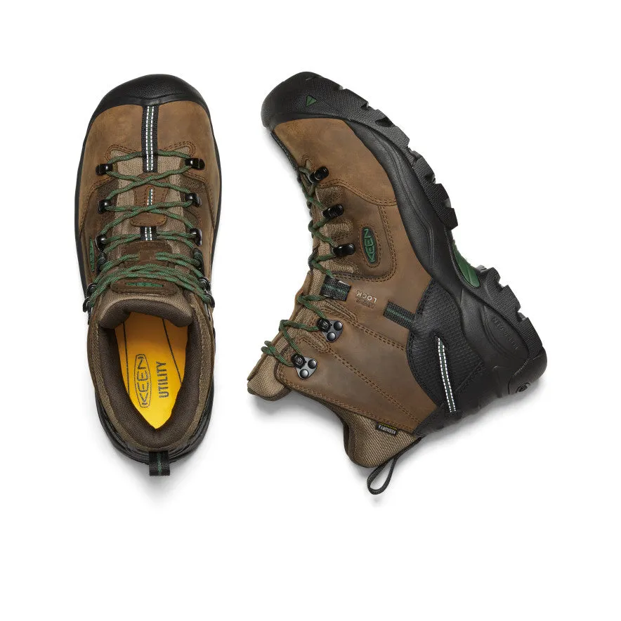 Men's Pittsburgh Energy 6 Waterproof Boot (Carbon Fiber Toe)  |  Cascade Brown/Greener Pastures