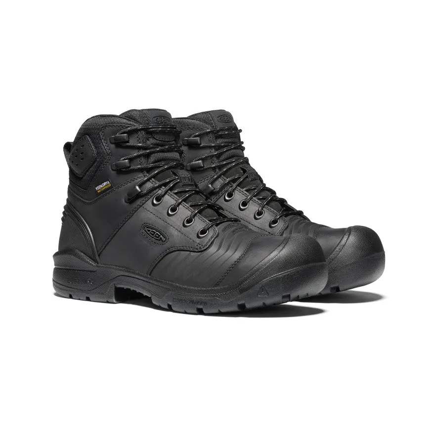 Men's Portland 6 Waterproof Boot (Carbon-Fiber Toe)  |  Black/Black