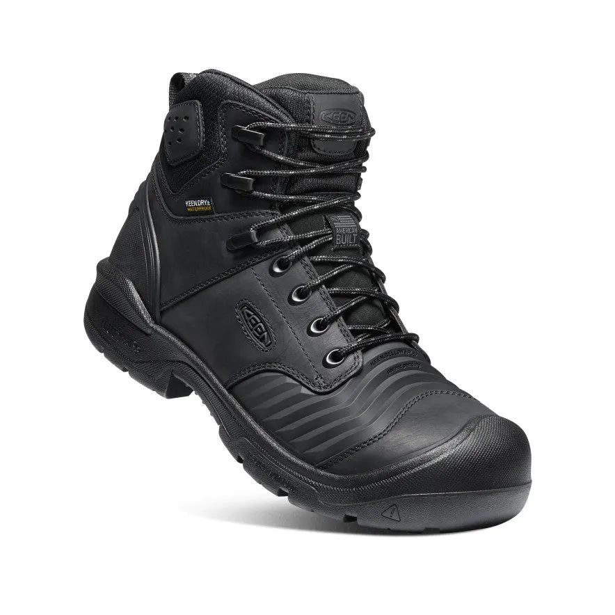 Men's Portland 6 Waterproof Boot (Carbon-Fiber Toe)  |  Black/Black