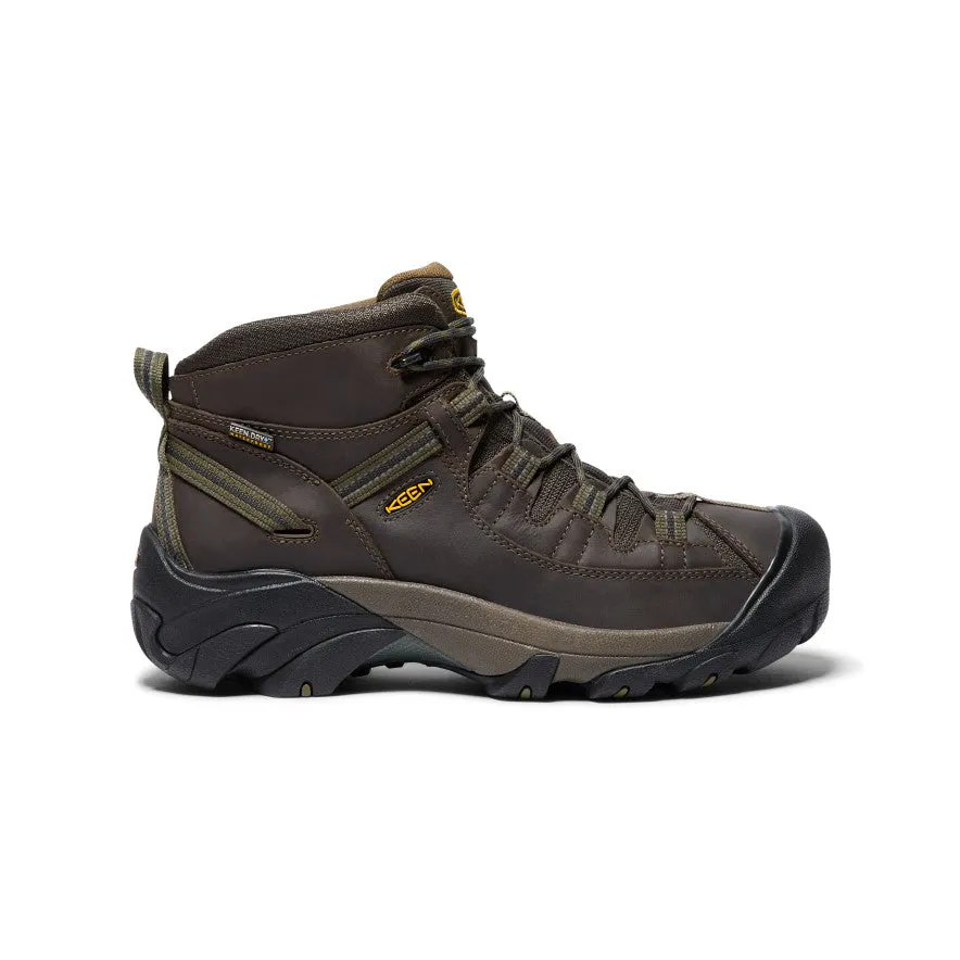 Men's Targhee II Waterproof Mid Wide  |  Canteen/Dark Olive