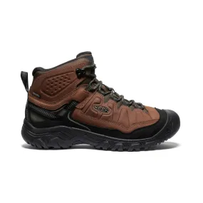 Men's Targhee IV Wide Waterproof Hiking Boot  |  Bison/Black