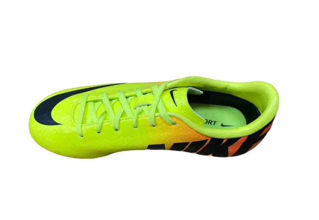 Nike boys' football boot Mercurial Victory IV AG 555633 708 yellow orange