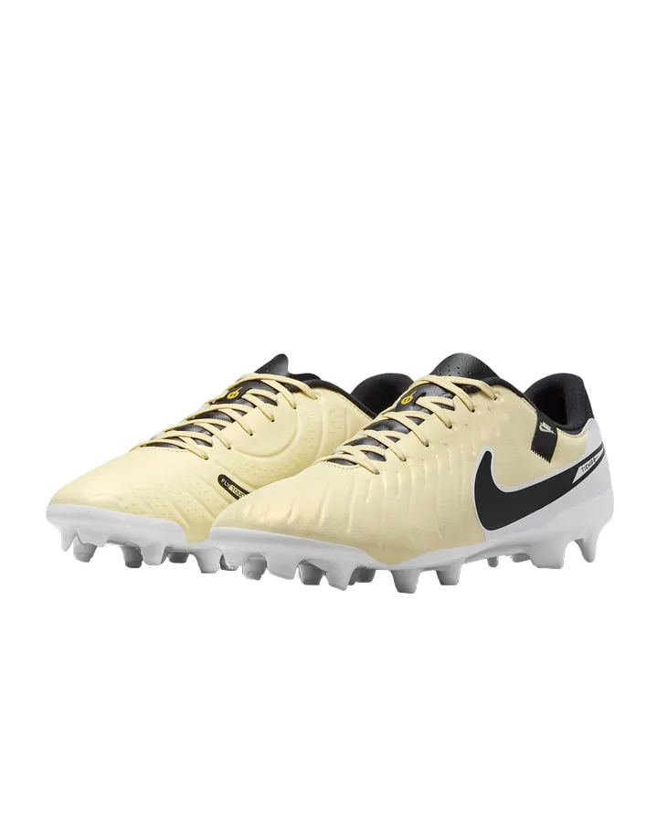 Nike men's football boot Legend 10 Academy FG/MG DV4337-700 lemonade-black-gold