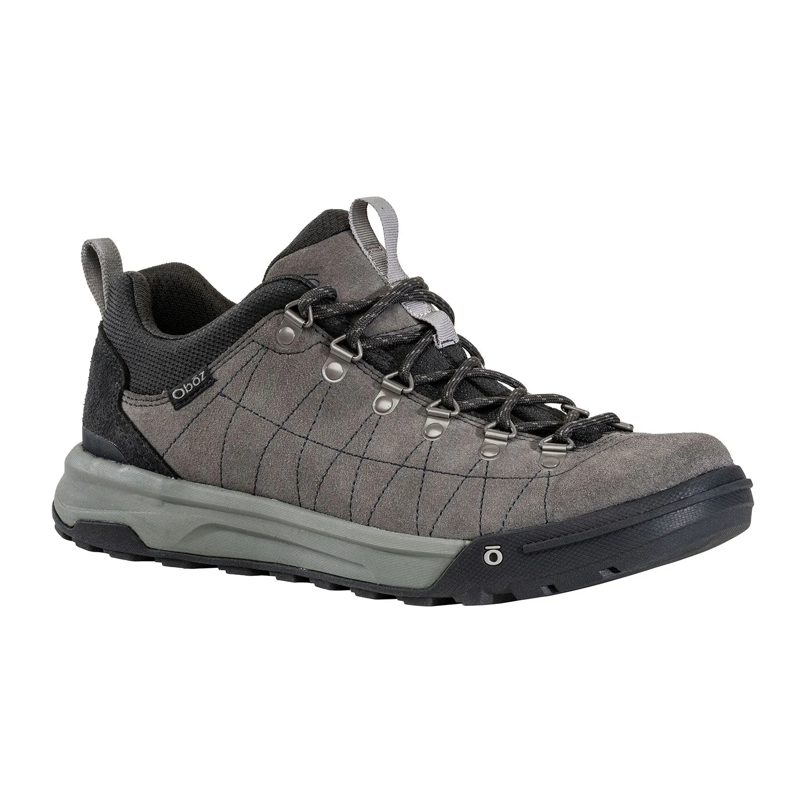 Oboz Beall Low Hiking Shoe (Men) - Lava Rock Suede