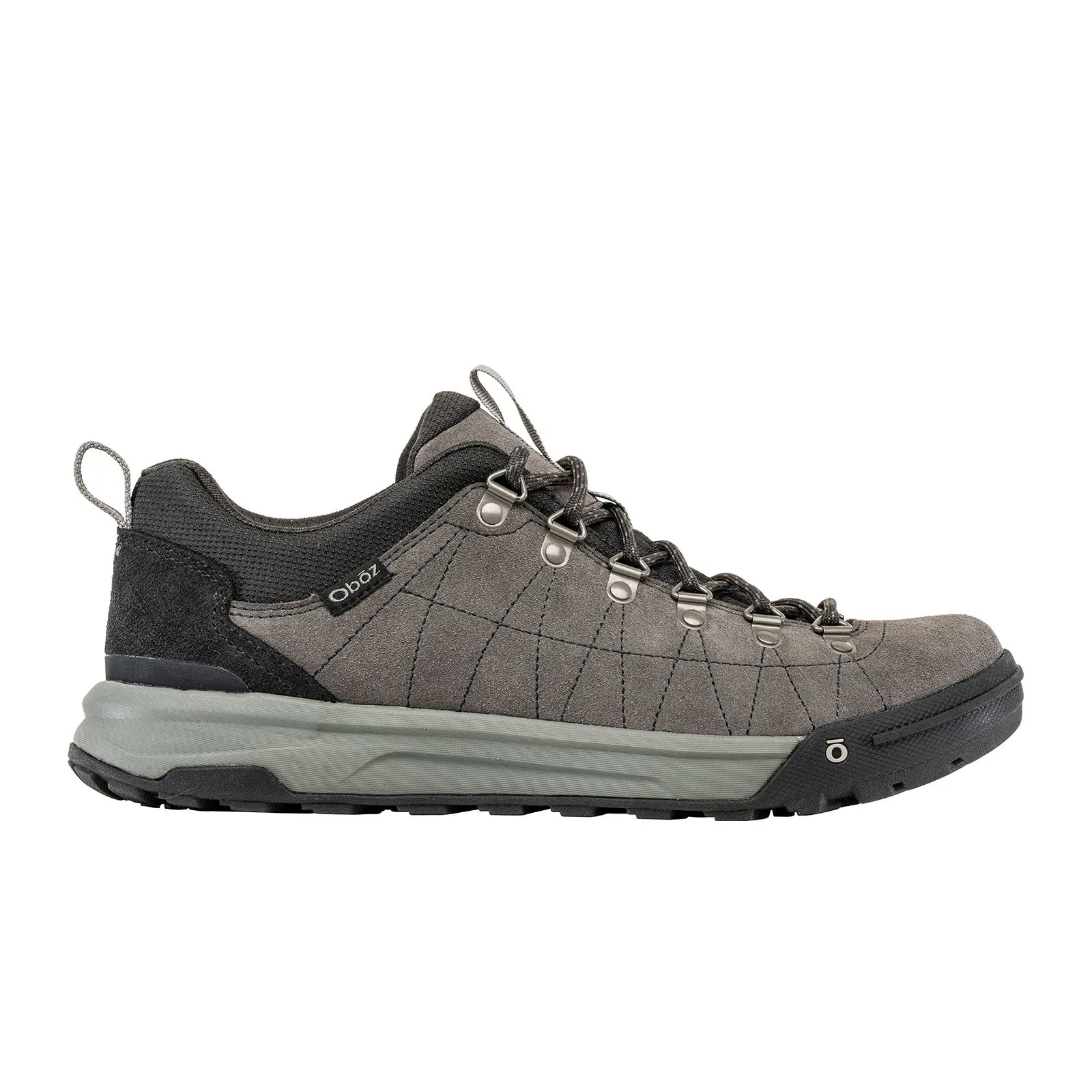 Oboz Beall Low Hiking Shoe (Men) - Lava Rock Suede