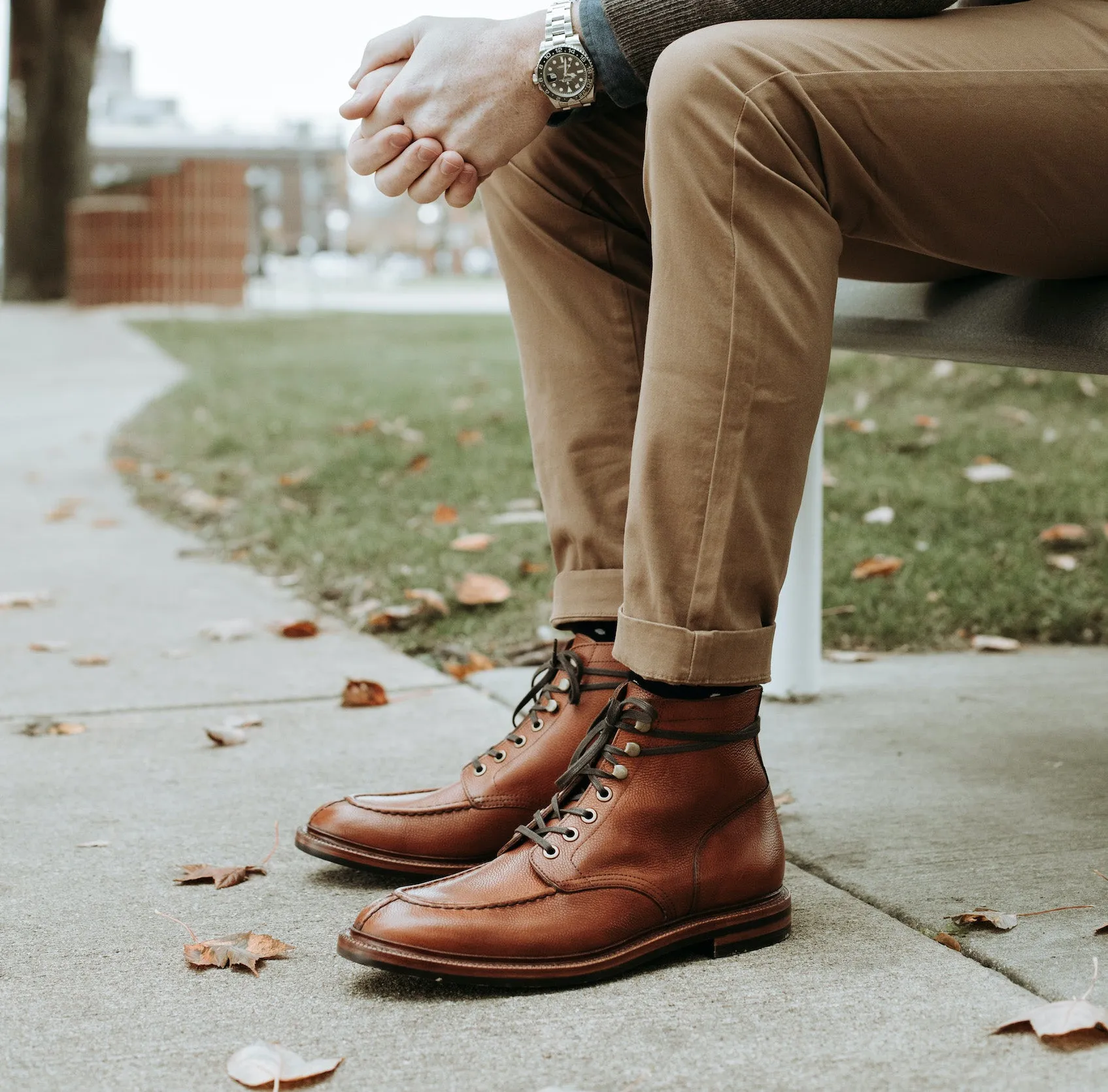 Ottawa Boot - Antique Cognac Pebble Grain