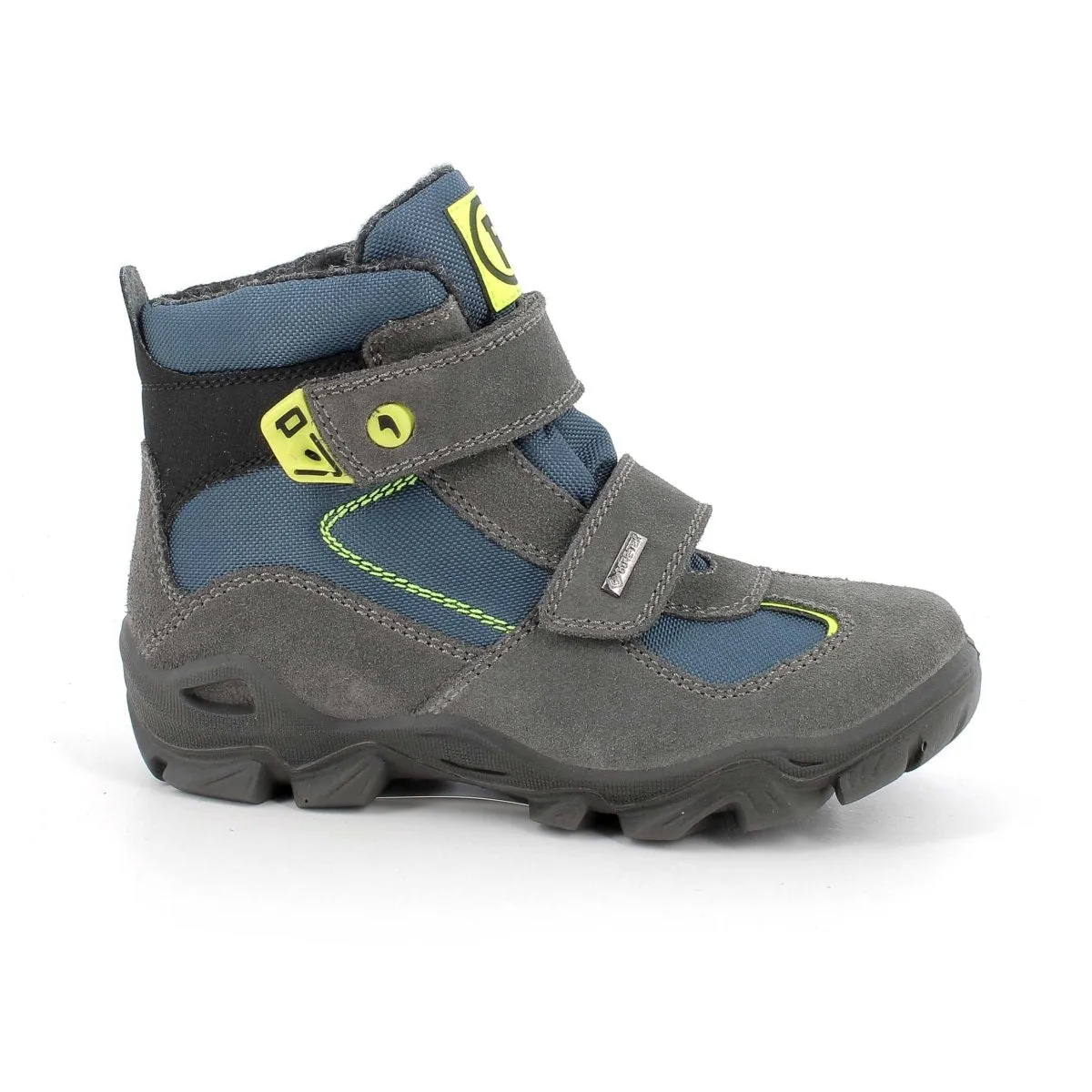 Primigi Boy's (Sizes 36-40) Grey/Blue/Green/Neon Gore-Tex Waterproof