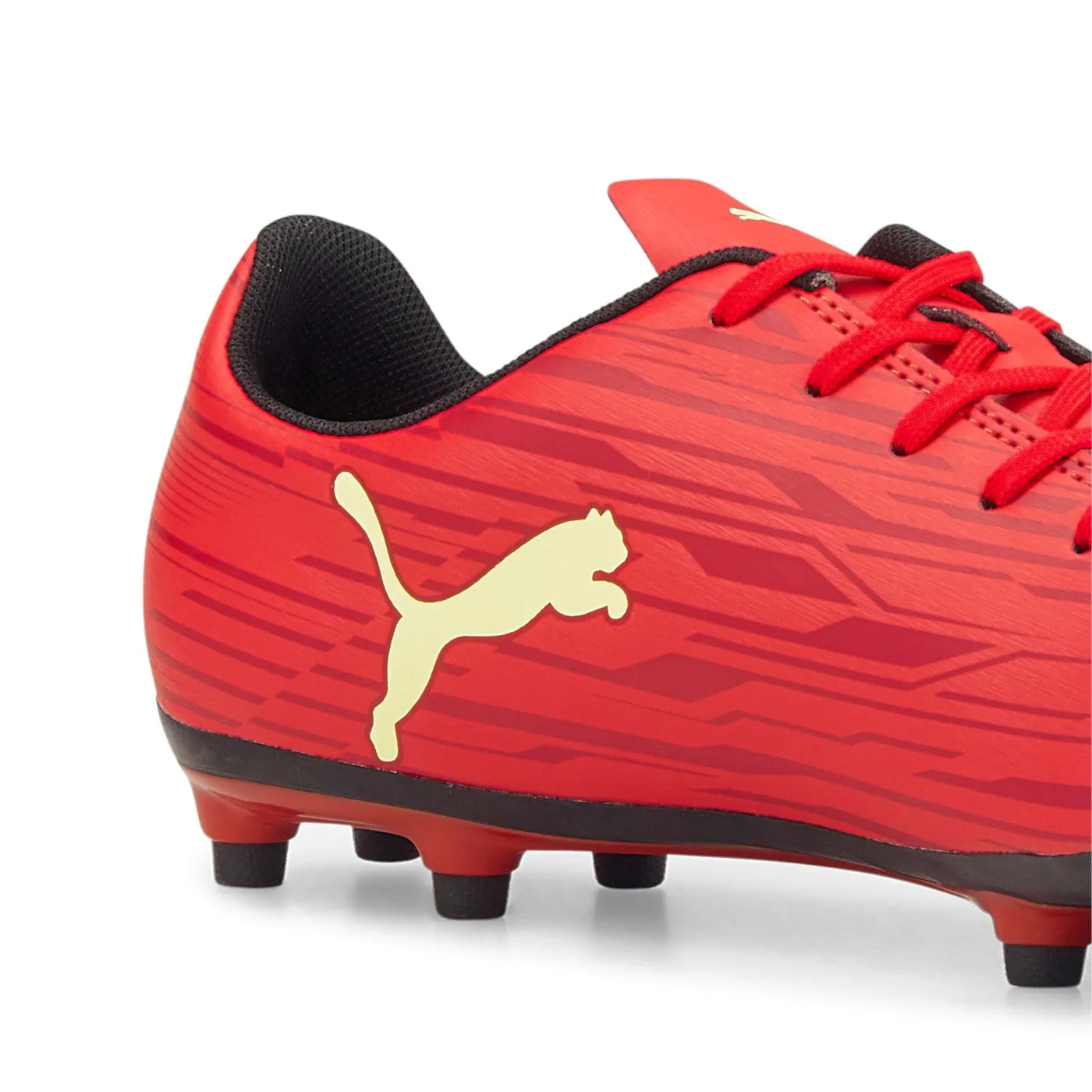 Puma men's football boot Rapido III FG-AG 106572 07 red-fresh yellow-chili pepper