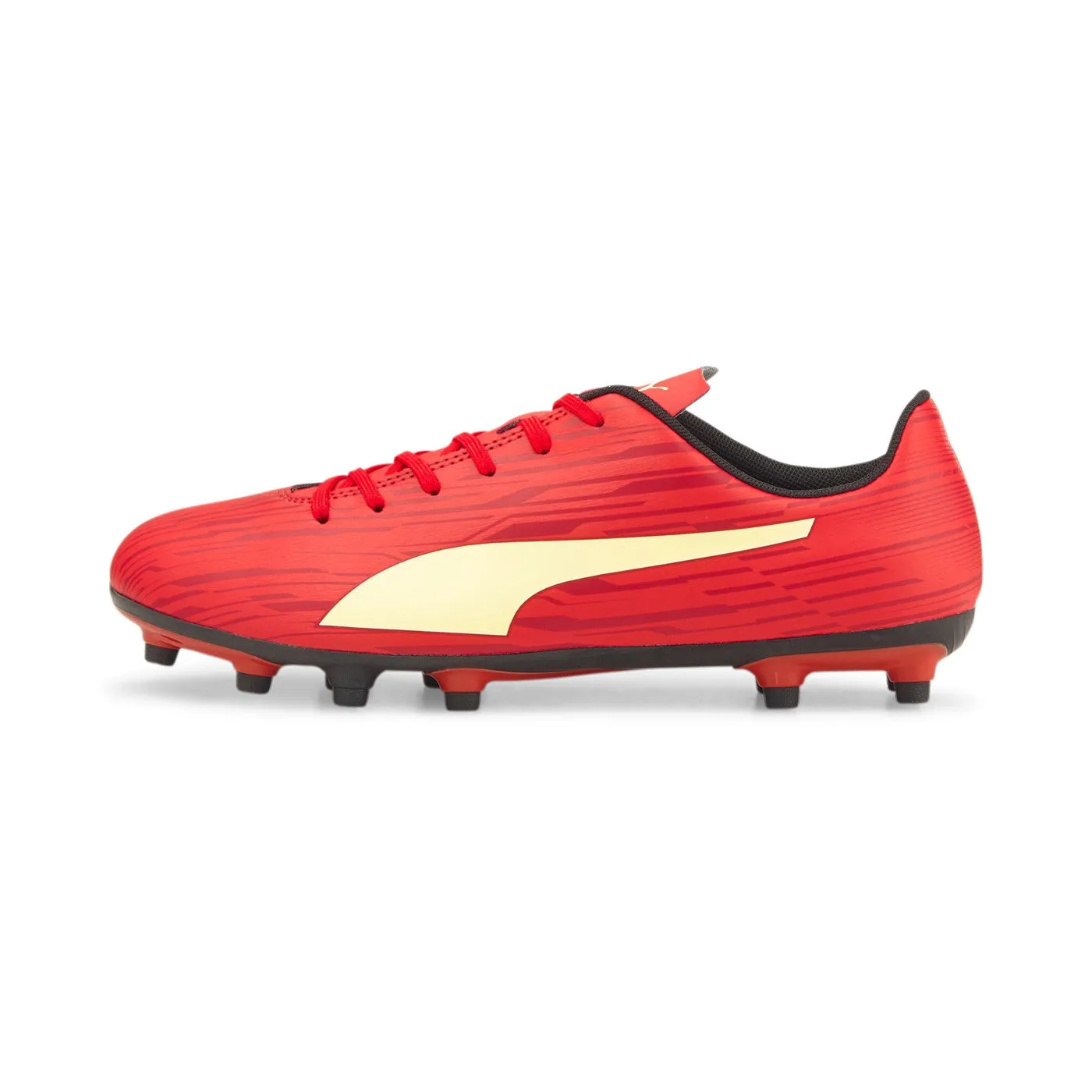 Puma men's football boot Rapido III FG-AG 106572 07 red-fresh yellow-chili pepper