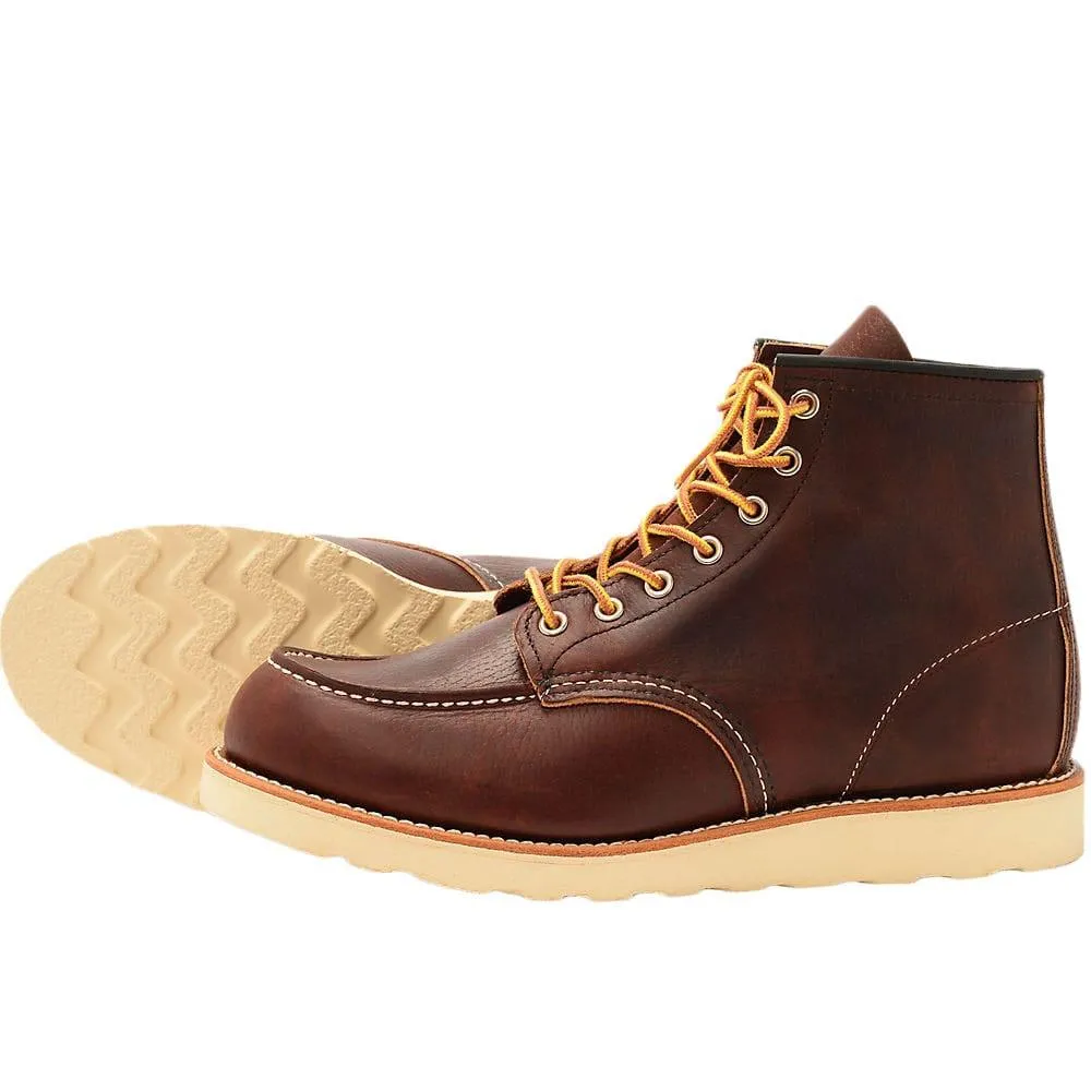 Red Wing 8138 Heritage Work Moc Toe Boot -Brown