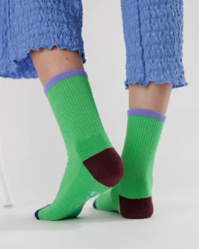 Ribbed Sock - Aloe Mix