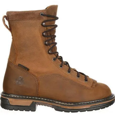 Rocky Men's Ironclad 8" Waterproof Work Boot - Brown - FQ0005698