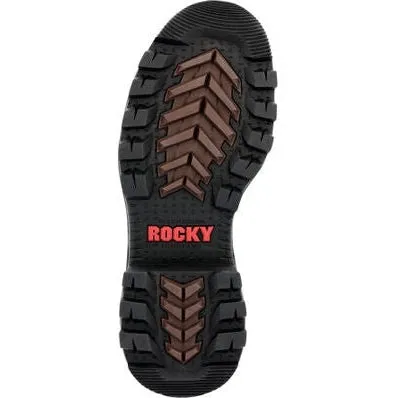 Rocky Men's Rams Horn 9" WP Logger Slip Resis Work Boot Brown RKK0395