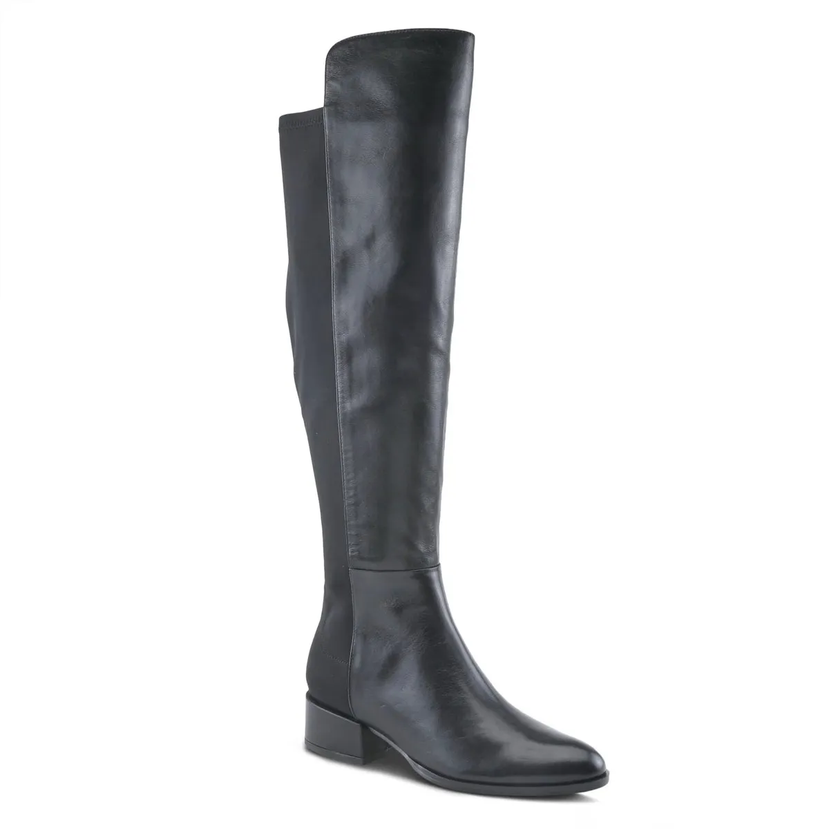 Spring Step Women's Rider Black Stretch Leather