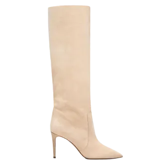 Stiletto 85 Boot in Ecru